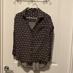 Patterned Button Down Shirt